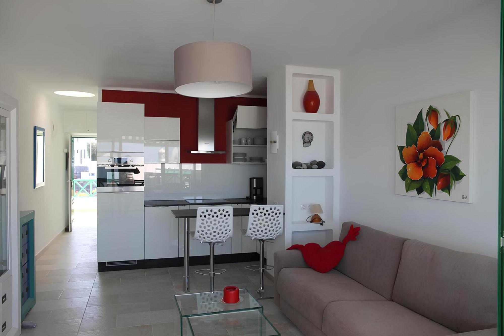 Bonito Apartamento Cerca La Playa San Bartolomé Luaran gambar
